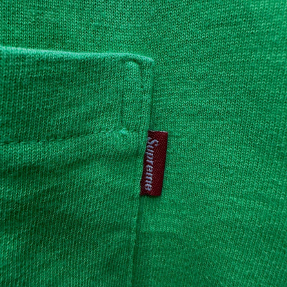 Supreme FW/18 L/S Pocket Tee (LIME GREEN)