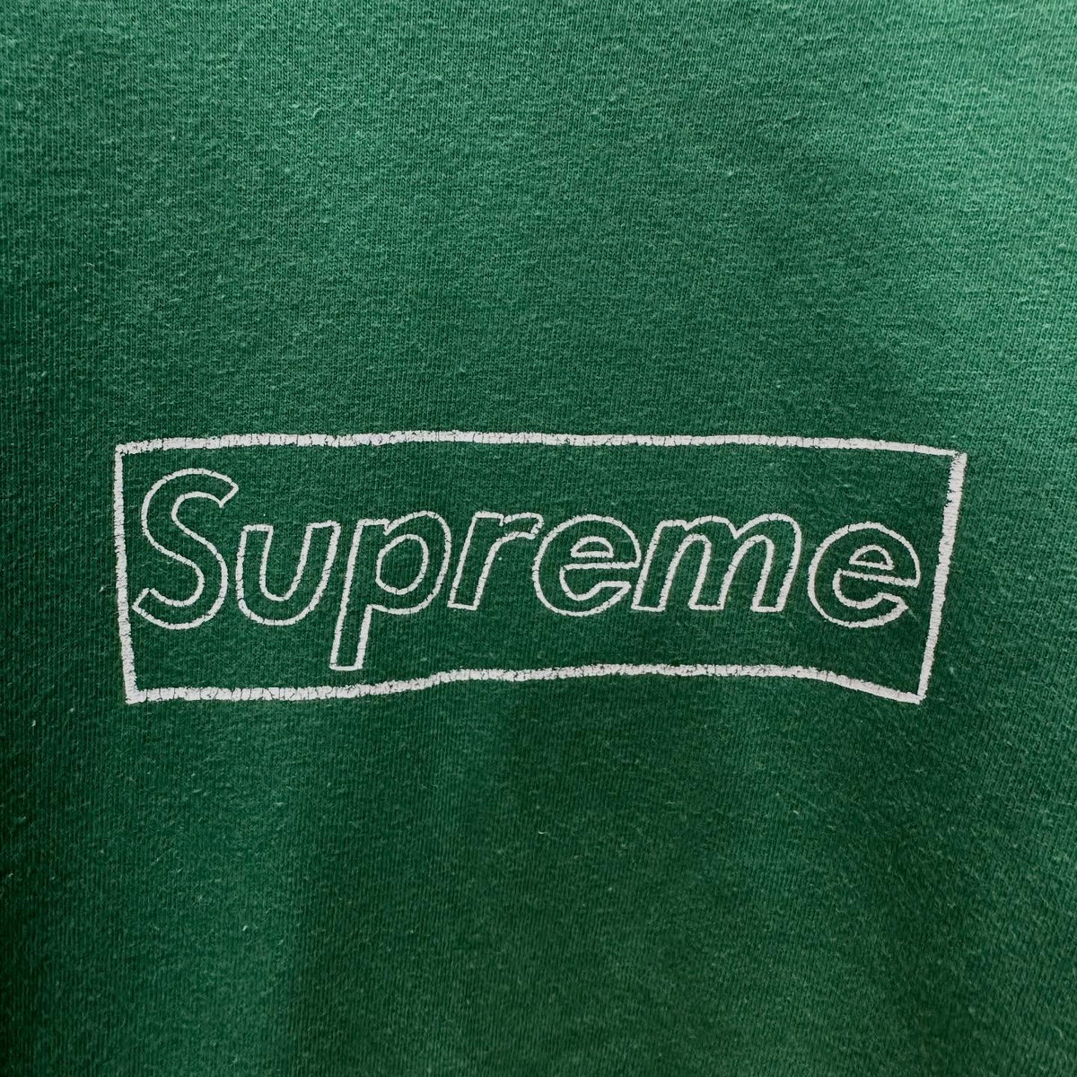 Supreme Kaws Chalk Box Logo (GREEN)