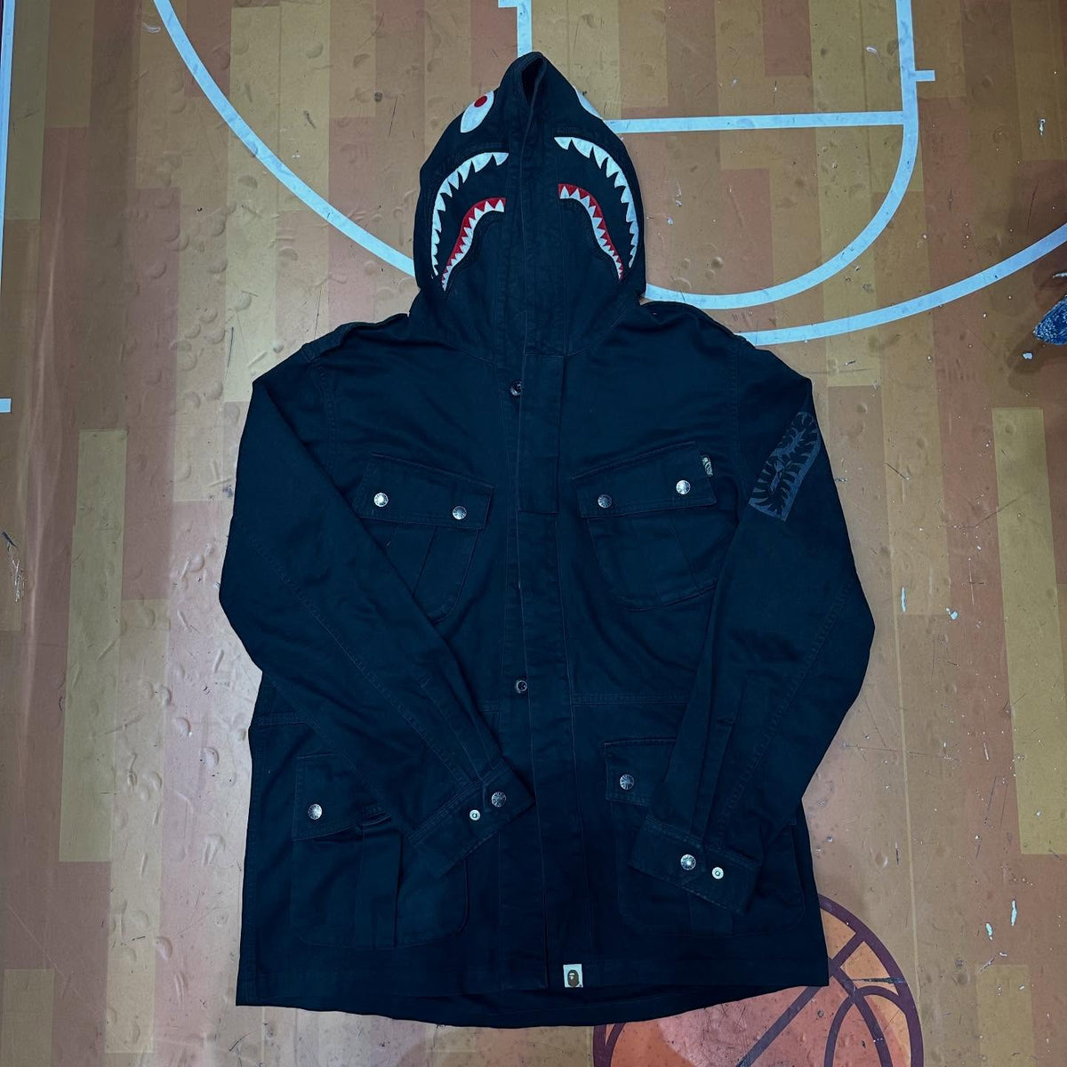 BAPE Shark Parachute Jacket(BLACK)