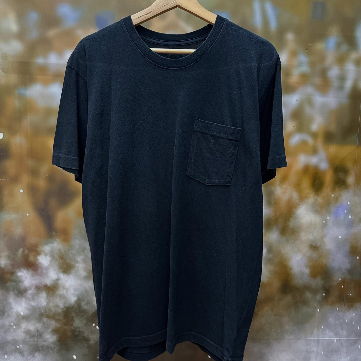 Chrome Hearts Orange Stripes Dagger T-Shirt (BLACK)
