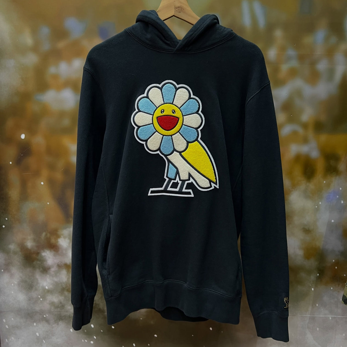 Takashi Murakami X OVO Hoodie (BLACK)
