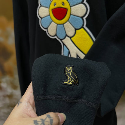 Takashi Murakami X OVO Hoodie (BLACK)
