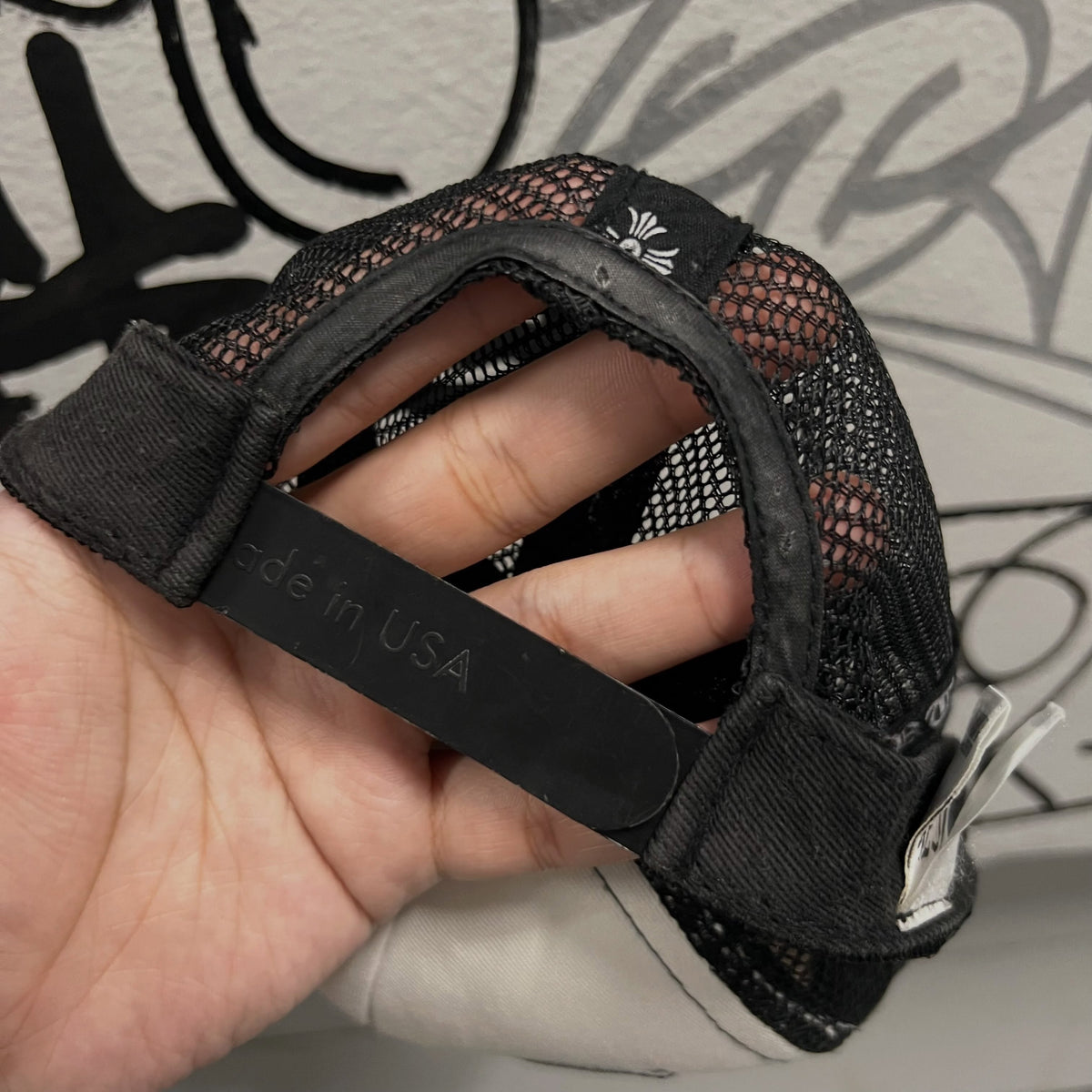 Chrome Hearts FUCK Hollywood Trucker Hat (RED/BLACK/WHITE