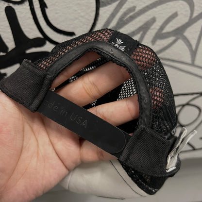 Chrome Hearts FUCK Hollywood Trucker Hat (RED/BLACK/WHITE