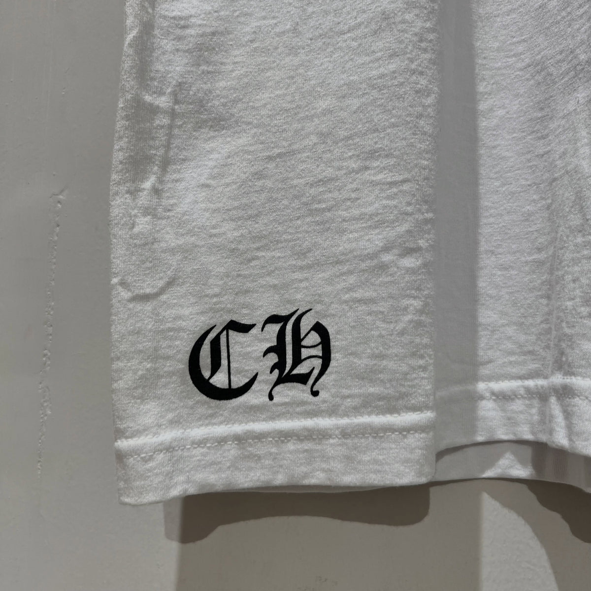 Chrome Hearts Horseshoe Cross Back Logo Tee (WHITE