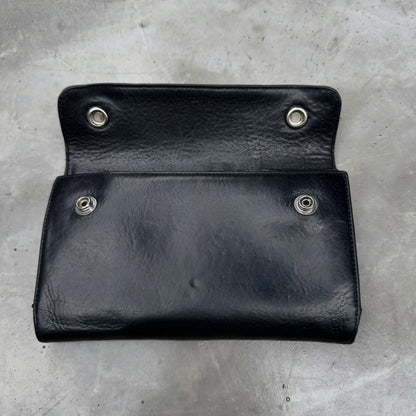 Chrome Hearts Fleur Button Trifold Large Wallet