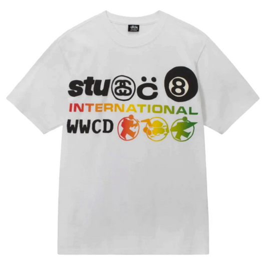 Stussy X Cactus Flea Market Tee International (WHITE)