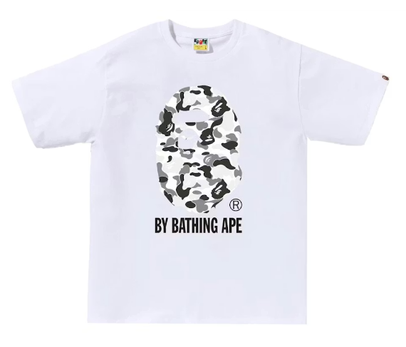 BAPE ABC Camo By Bathing Ape Tee (WHITE/GREY)