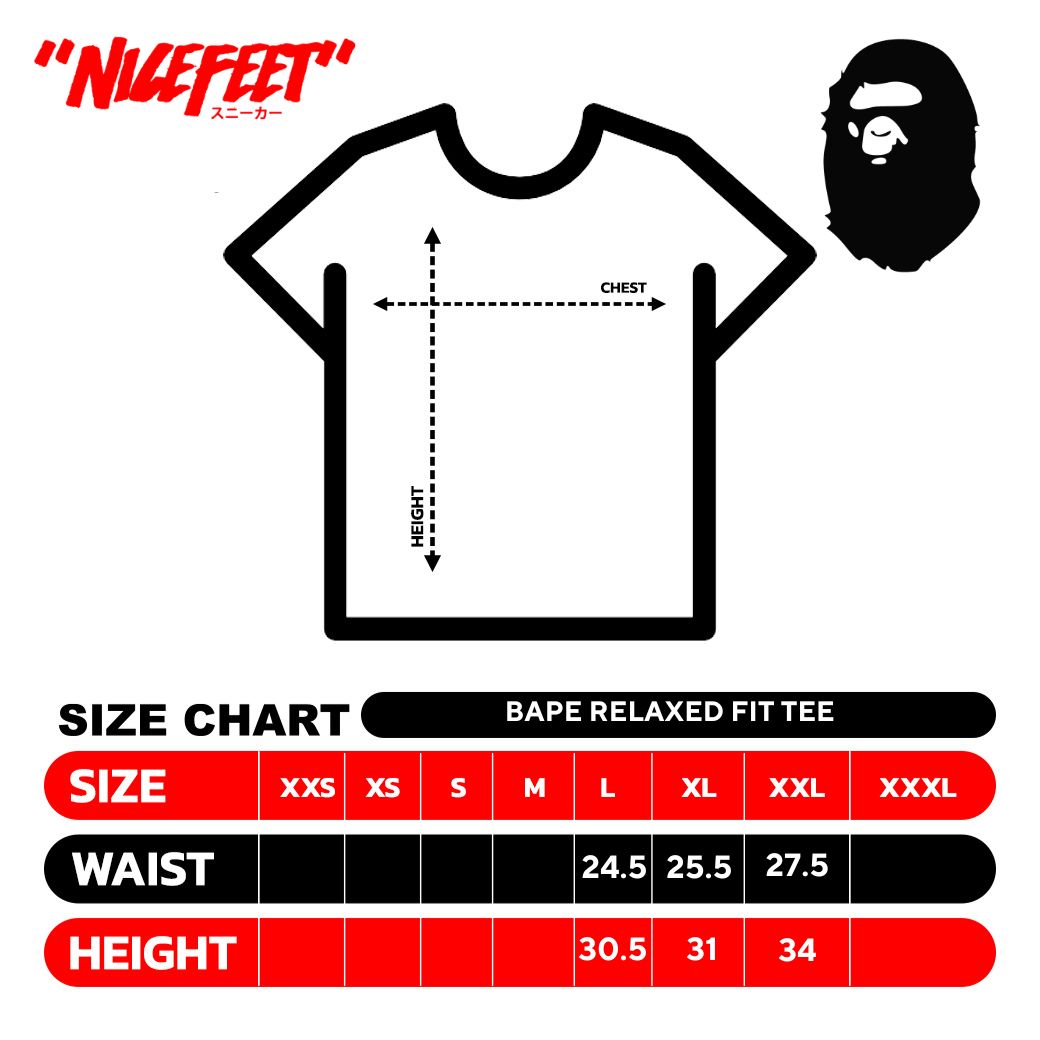 Bape x Syna x Central Cee Ape Head Relaxed Fit tee (WHITE)