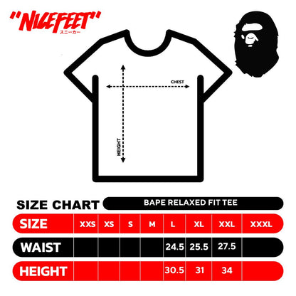 Bape x Syna x Central Cee Ape Head Relaxed Fit tee (WHITE)