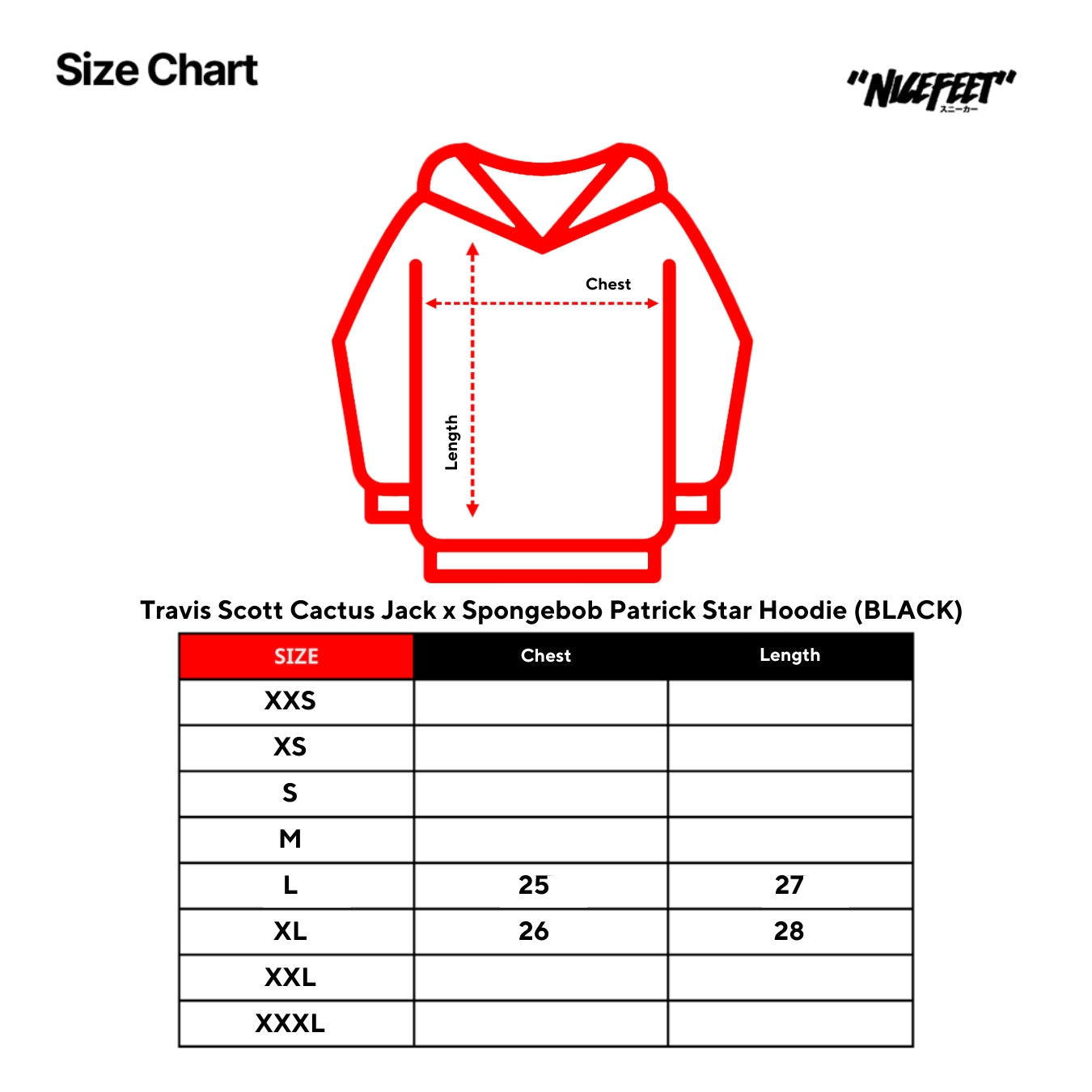 Travis Scott Cactus Jack x Spongebob Patrick Star Hoodie (BLACK)