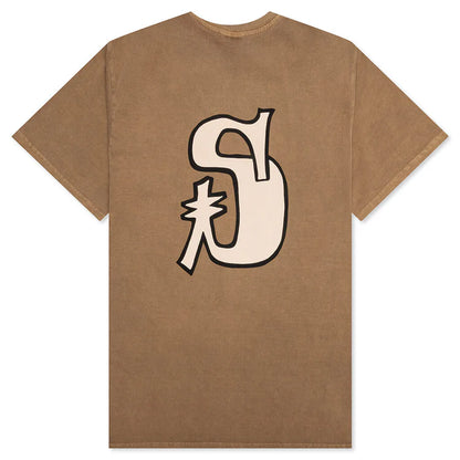 Stussy Tee Solo S Pigment Dyed (ALMOND)