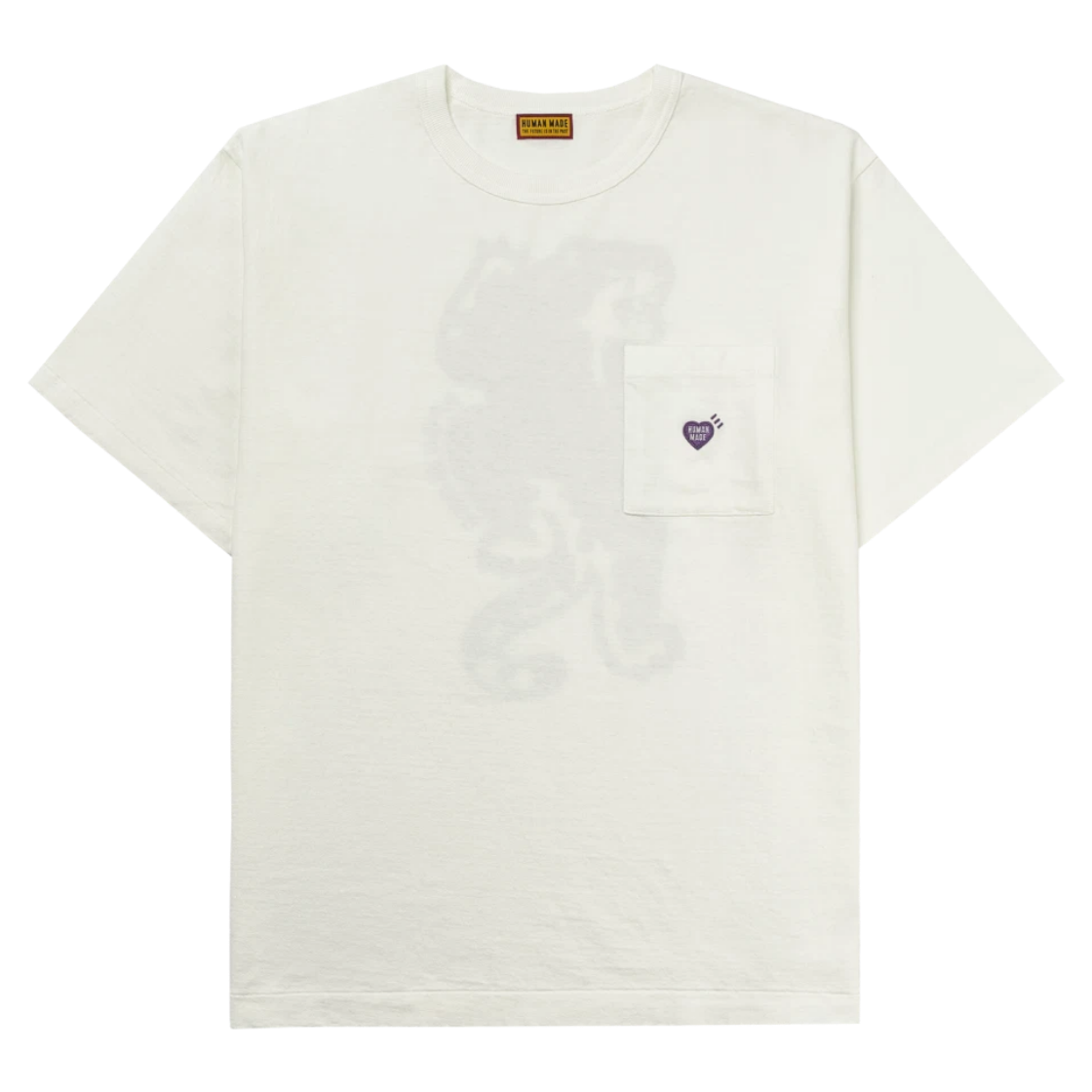 Human Made Heart Pocket T-Shirt Apgujeong Store Exclusive (WHITE)