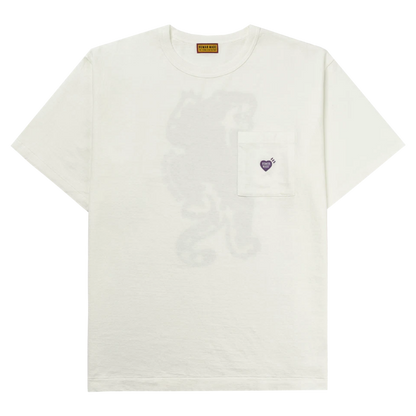Human Made Heart Pocket T-Shirt Apgujeong Store Exclusive (WHITE)