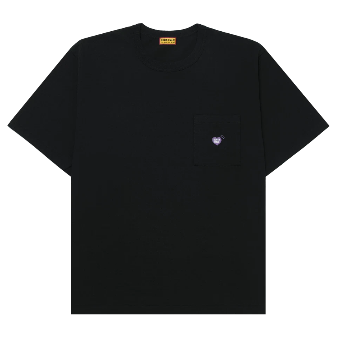Human Made Heart Pocket T-Shirt Apgujeong Store Exclusive (BLACK)