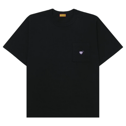 Human Made Heart Pocket T-Shirt Apgujeong Store Exclusive (BLACK)