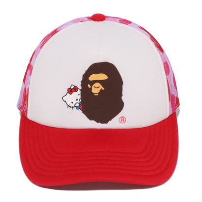 BAPE x Hello Kitty ABC Camo Mesh Cap