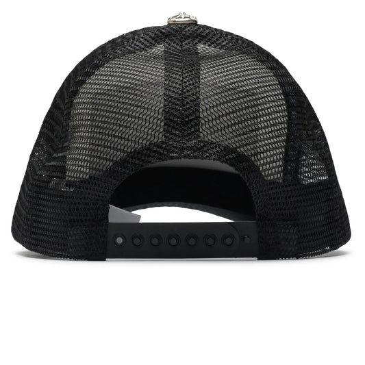 Chrome Hearts Hollywood Trucker Cap (BLACK/WHITE)