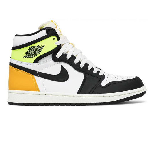 Nike Jordan 1 Retro High White Black Volt University Gold