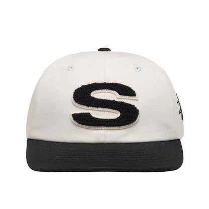 Stussy Low pro Chenille S Snapback (สีธรรมชาติ)