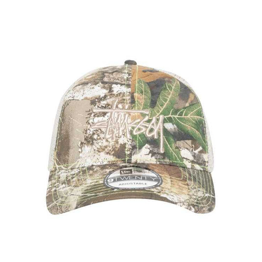 Stussy X New Era 9twenty 基本款卡车司机帽 (REALTREE EDGE)