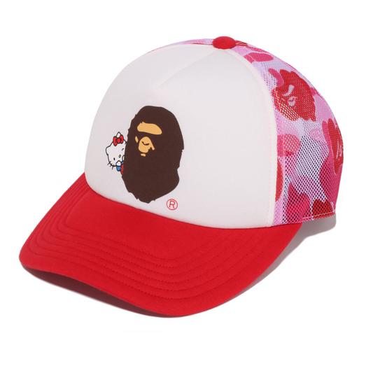BAPE x Hello Kitty ABC 迷彩网帽