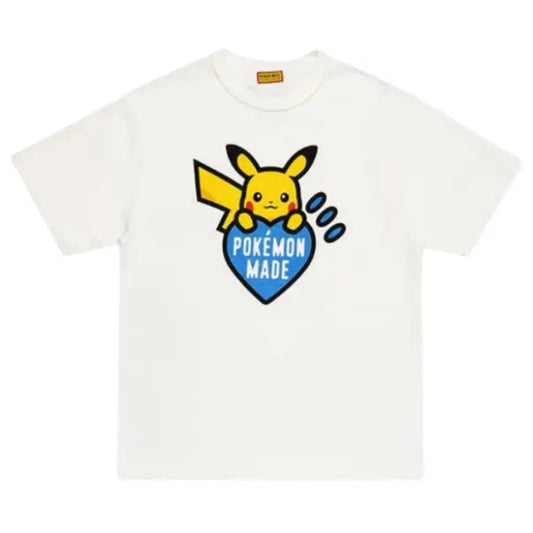 Human Made X Pokemon Made Limited Offline Store Graphic T-Shirt (WHITE)