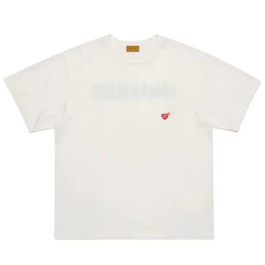 Human Made Heart Pocket T-Shirt  HM30CS048 (WHITE)