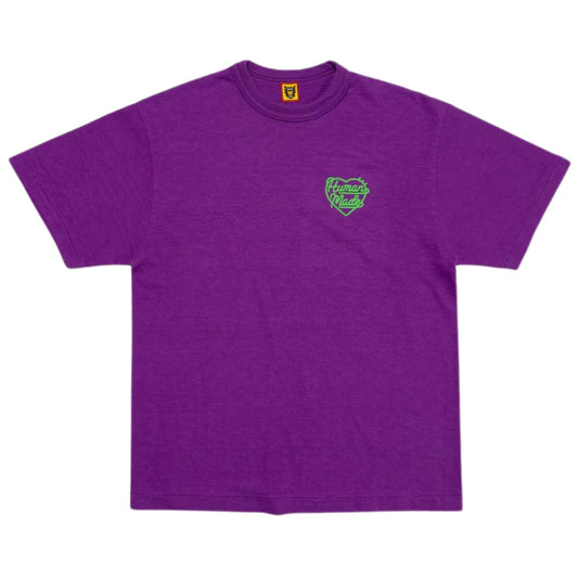 Human Made 彩色 T 恤（紫色）