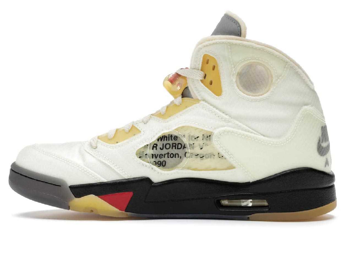 Nike Jordan 5 Retro x OFF-WHITE（帆白）
