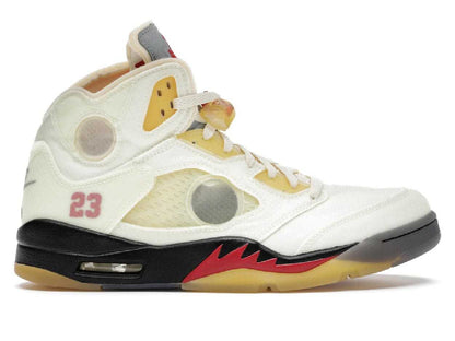 Nike Jordan 5 Retro x OFF-WHITE（帆白）