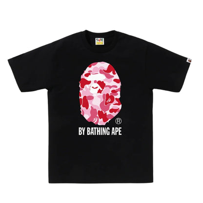 BAPE ABC Camo By Bathing Ape Tee (BLACK/PINK)
