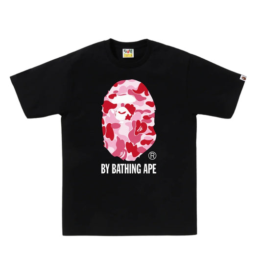 BAPE ABC Camo By Bathing Ape Tee (BLACK/PINK)