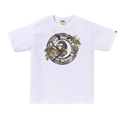 BAPE Tree Edge Camo Busy Works Tee (WHITE/BROWN)