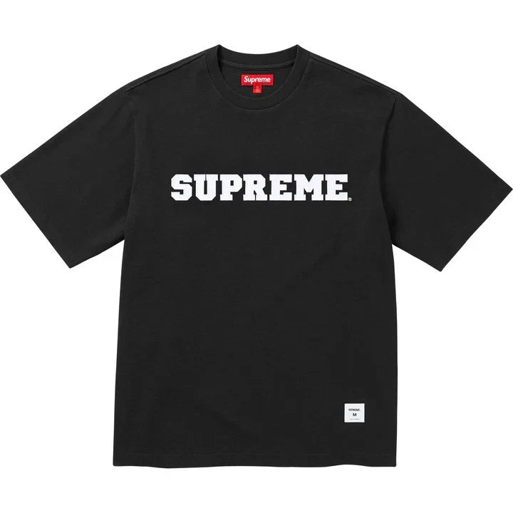 Supreme Collegiate Applique S/S Tee (BLACK)