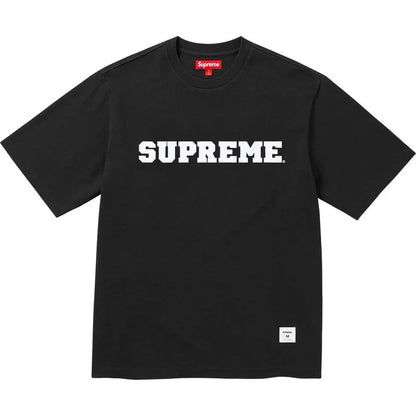 Supreme Collegiate Applique S/S Tee (BLACK)
