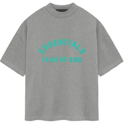 FOG – ESSENTIALS Heavy Jersey Crewneck Tee (DARK HEATHER OATMEAL)