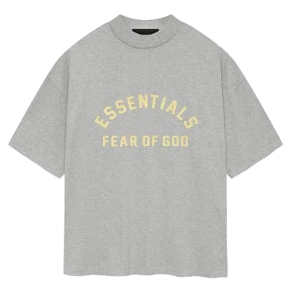 FOG – ESSENTIALS Heavy Jersey Crewneck Tee (LIGHT HEATHER GREY)