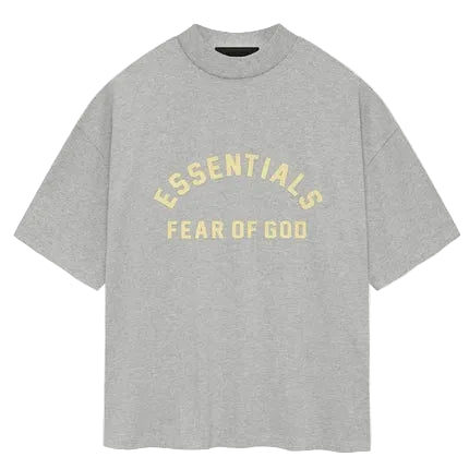 FOG – ESSENTIALS Heavy Jersey Crewneck Tee (LIGHT HEATHER GREY)