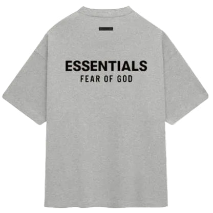 FOG – ESSENTIALS Jersey Crewneck Tee FW24 (LIGHT HEATHER GREY)