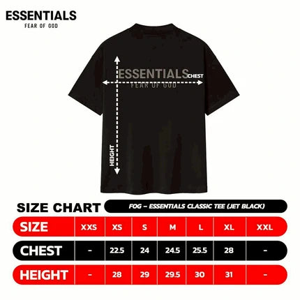 FOG – ESSENTIALS Classic Tee (JET BLACK)