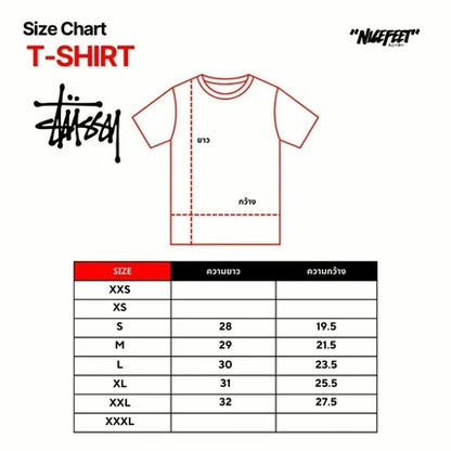Stussy Tee World Tour 2024 (สีดำ)