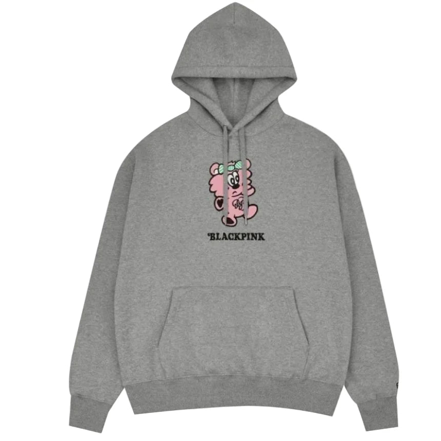 Blackpink X Verdy Hoodie Plush (HEATHER GREY)