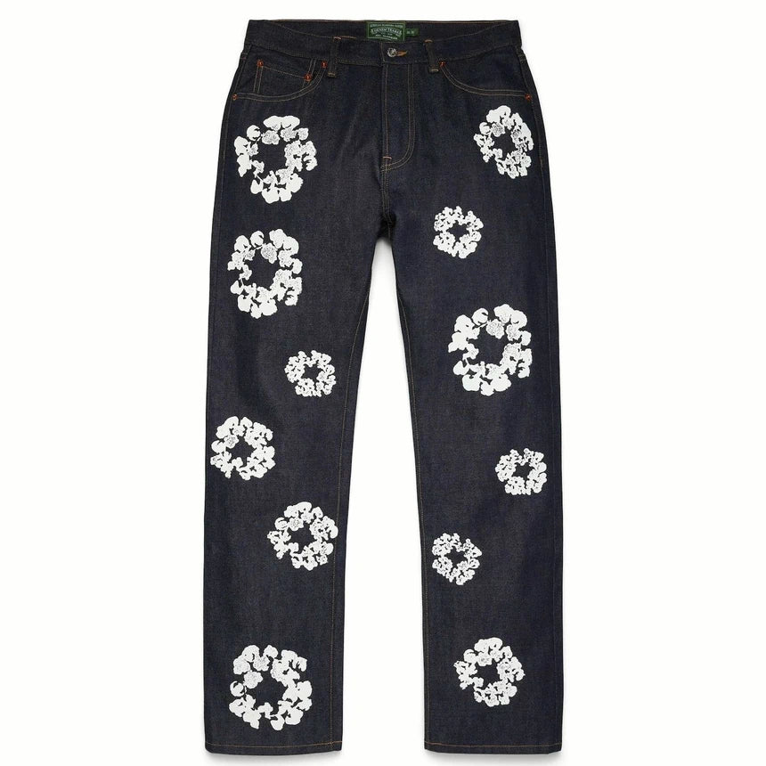 Denim Tears Straight Cotton Wreath Denim Pant (SELVEDGE)