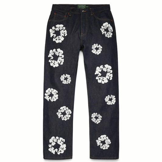 Denim Tears Straight Cotton Wreath Denim Pant (SELVEDGE)