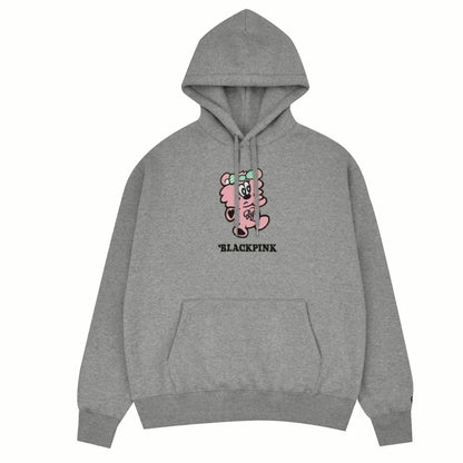 Blackpink X Verdy Hoodie Plush (HEATHER GREY)