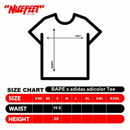 BAPE X adidas adicolor Tee (RAW RED)