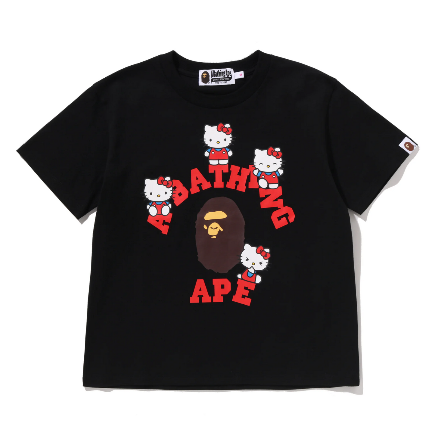 BAPE x Hello Kitty College Mini Tee (BLACK)