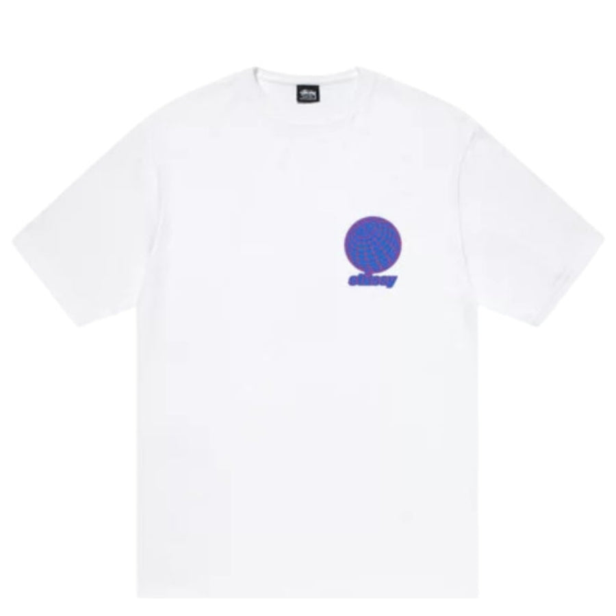 Stussy Tee 8 Ball Grid (WHITE)