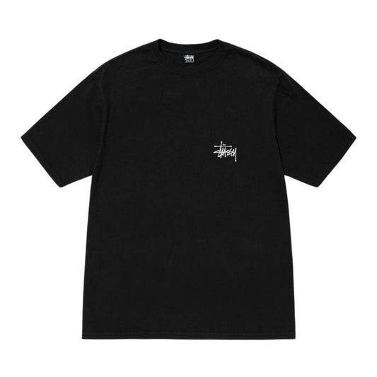 Stussy T恤 基础款 Stussy 颜料染色 (黑色)